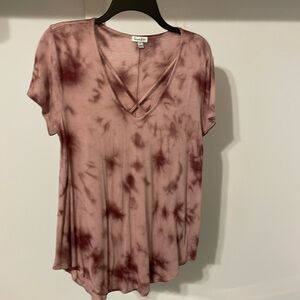 Pink Tie-Dye short sleeve shirt